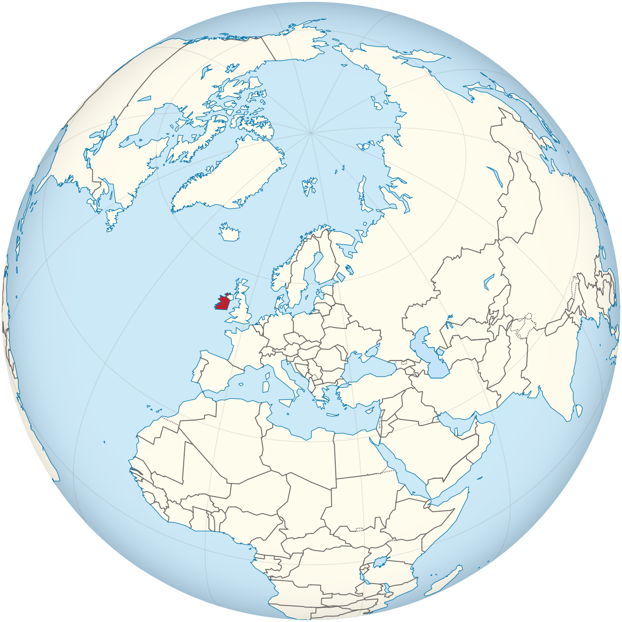 Экономика Ирландии на карте мира