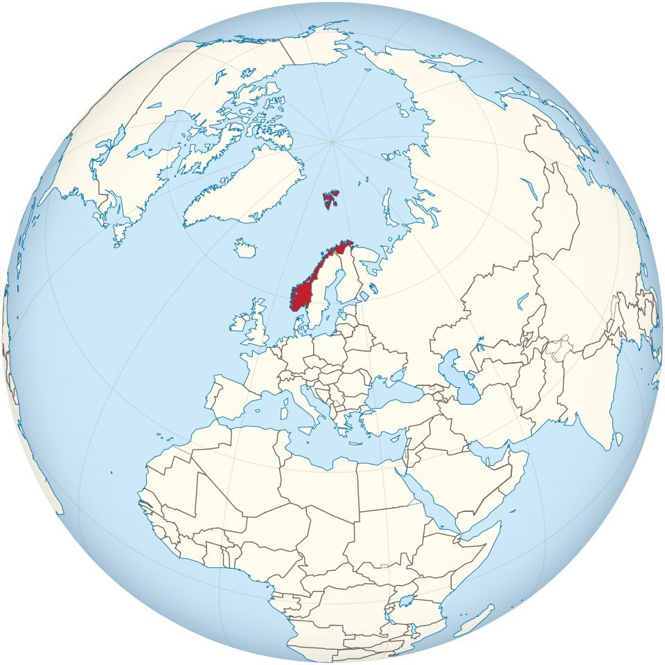 Экономика Норвегии на карте мира