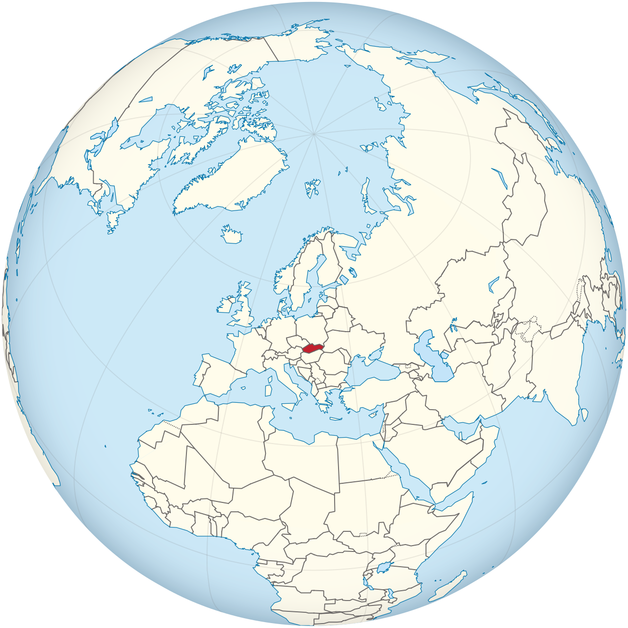 Экономика Словакии на карте мира